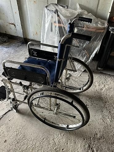 Tibbi geyim: Manual əlil arabası - Çərçivə: xromlu metal konstruksiya, möhkəm və — 1