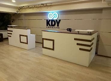 Resepşn stolu dəsti – ofis və qarşılanma zonaları üçün - Dizayn