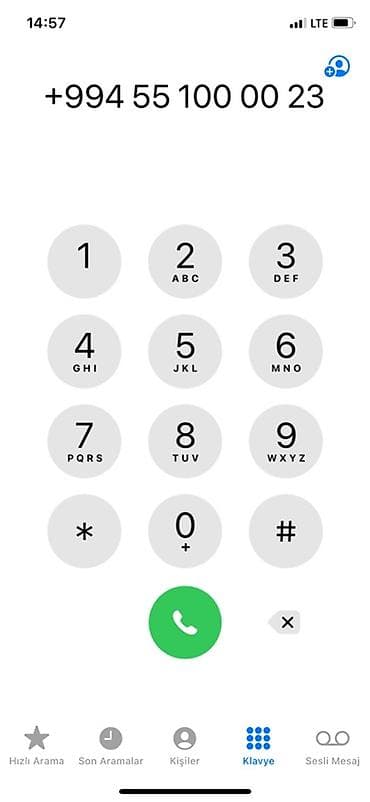 Nömrə: +994 55 100 00 23 Xüsusiyyətlər: - Operatör: 055 (Bakcell) -