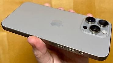 iphone 2013: IPhone 15 Pro, 256 GB, Natural Titanium, Simsiz şarj, Face ID, Sənədlərlə — 3