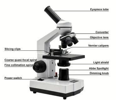 lazer urvin satilir: Mikroskop. Optik mültifunksional, metal çərçivə ilə, masa üstü — 5