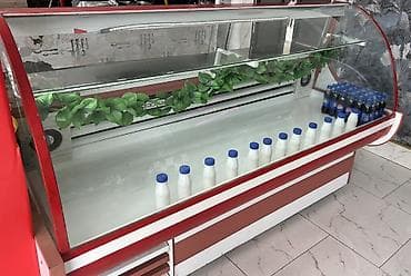 Холодильное оборудование: Vitrin tipli soyuducu vitrin - Ön tərəfi qabarıq şüşəli, geniş — 2