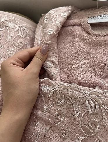Dəsmallar: Hamam üçün Yeni rəng - Çəhrayı Dəsmal, Ünvandan götürmə, Pulsuz çatdırılma, Ödənişli çatdırılma — 2