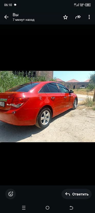 daewoo nexia 2018: Chevrolet Cruze LT sedan - Kuzov: 4 qapılı sedan, parlaq qırmızı rəng — 6