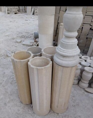 həyət üçün daşlar: Dekorativ daş güldanlar bağçalar, parklar, həyət sahələri və ya digər — 6