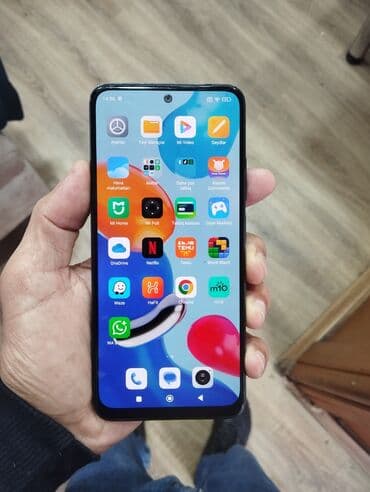note 12 qiymeti: Redmi Note 11, 128 GB, rəng - Qara, İki sim kartlı — 1