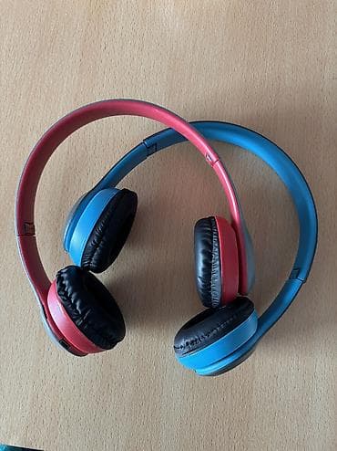 qulaq: P47 Wireless D&SMART qulaqlıqlar (2 ədəd – mavi və qırmızı) İkisi — 1