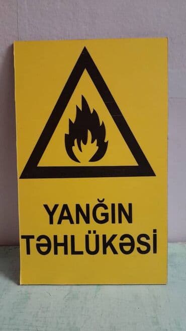 светодиодные экраны для наружной рекламы: Təhlükəsizlik texnikası üçün lövhələr satılır. Ölçüsü 30sm x 20sm. 7 — 2