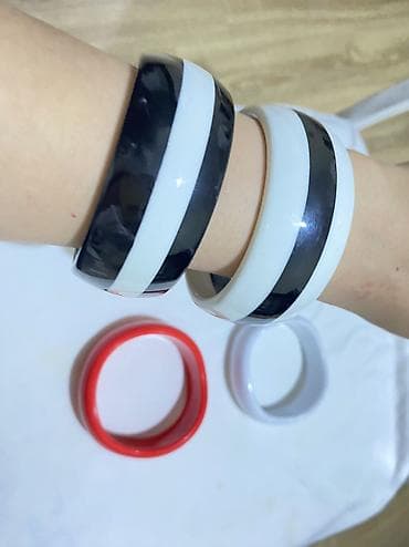 Bijuteriya: Qızılı rəngli geniş manjet bilərzik. Qızıl suyuna çəkilib qaralmır — 7