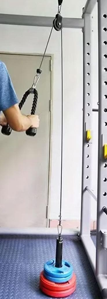 pul kolleksiyası: Triceps çəkiliş ipi – trenajor üçün aksesuar Məhsul şəkildə eynilə — 6