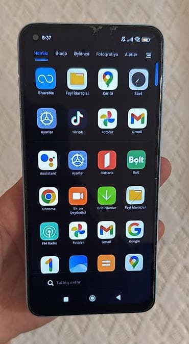 mi̇ 10 t: Redmi Note 9 Pro, 128 GB, rəng - Göy, Barmaq izi — 6