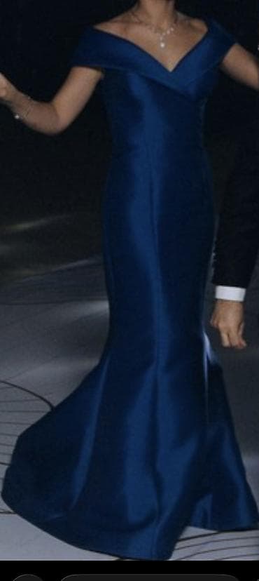 купить вечернее платье в баку: Ziyafət libası/ TARIK EDIZ 
36 ölçü/ royal blue rəngi — 1