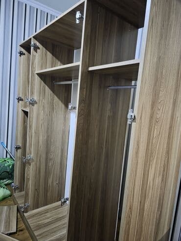 Məişət məhsulları: Açılan, 2 qapılı Düz dolab, Qarderob, paltar dolabı — 3