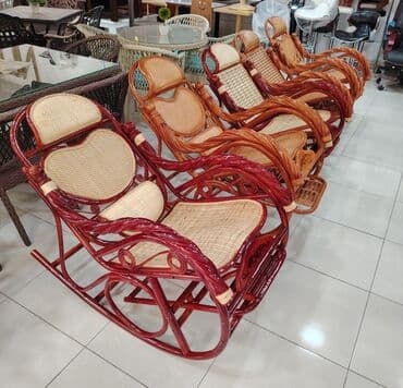 деревянные кресла качалки: Kreslo kaçalka Yüksək keyfiyyətli babuk ağacindan hazirlanmiş — 5