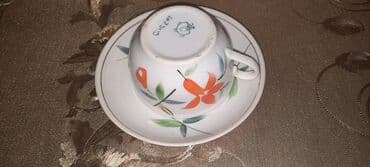 Çay dəsti, rəng - Ağ