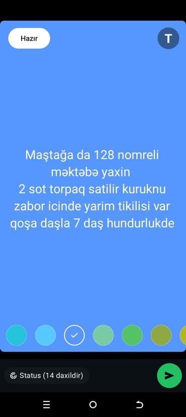 maştağada sot: Tikinti, Mülkiyyətçi — 1