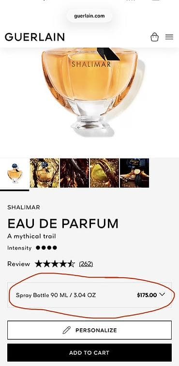 qizil 583: Guerlain Shalimar Eau de Parfum – 90 ml - Brend: Guerlain Paris - — 2