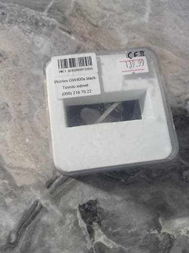 Smart saat, Wonlex, Kamera, rəng - Qara