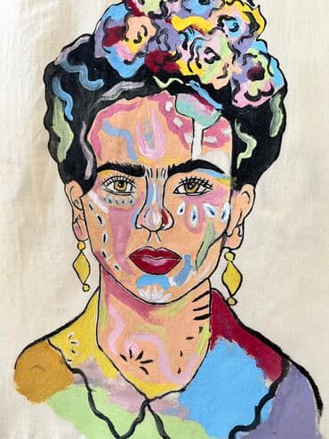 iqos qiymətləri: Əl işi çanta, boya ilə. Frida Co. Qiymət 25 manat. Əlaqə üçün whatsApp — 1