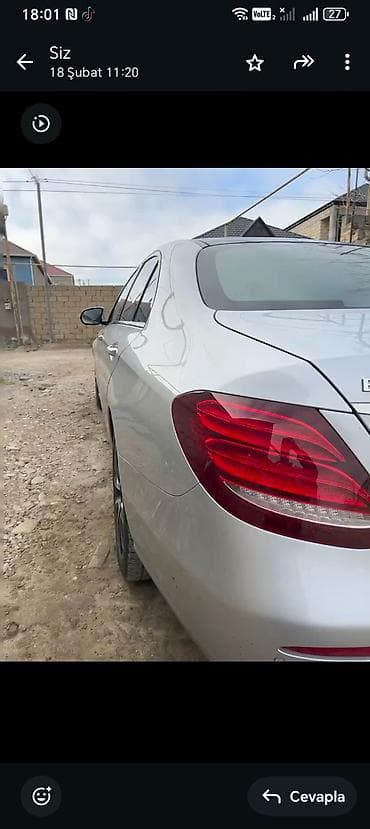 niva şini: Mercedes‑Benz E300 sedan - Kuzov: sedan, gümüşü rəng - Model nişanı — 4