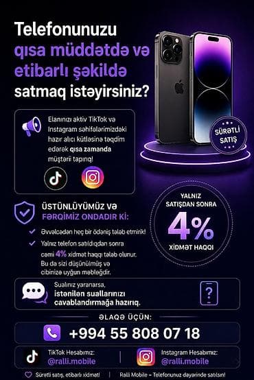 firee hesabı: Telefon və digər rəqəmsal cihazlarınızı qısa zamanda bizimlə satın! 📞 — 1