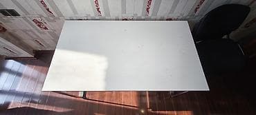 Kompüter masası, İşlənmiş, Açılmayan, Dördbucaq masa