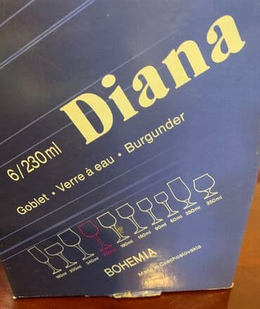 qab qaca: Qədəhlər, Şüşə, 6 ədədli dəst, 250 ml, Çexiya — 2