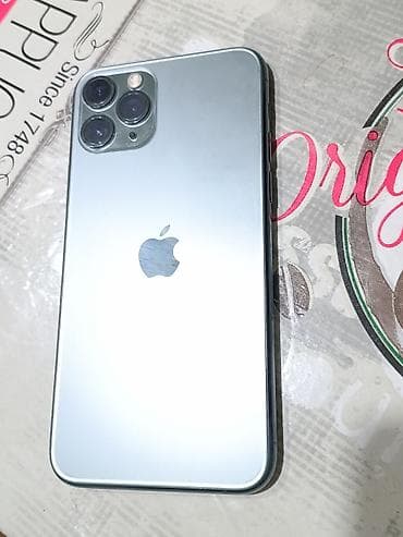 silver mini soyuducu: IPhone 11 Pro, 256 GB, Yaşıl, Face ID — 3