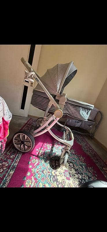 Uşaq arabası – körpələr üçün komfortlu beşik/oturacaq tipli model - — 1
