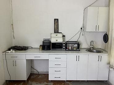 Mətbəx mebeli – modul dəst - Rəng: ağ - Üst stolüstü: hamar, işıq — 2