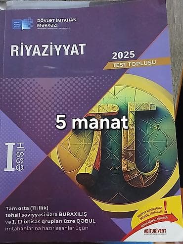 Məhsul: Hazırlıq və test topluları 1) DİM 2025 test topluları – Hissə — 2