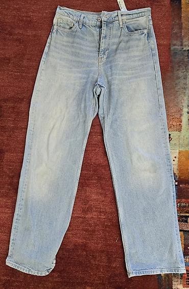 düyməli: Cins şalvar, Zara — 1