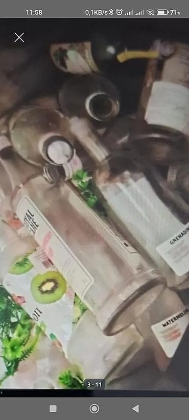 karbit balon: Təcili boş butulkalar 1 kisə 25 mn. 1 dənə umuvalnı- caşka 15 man — 4