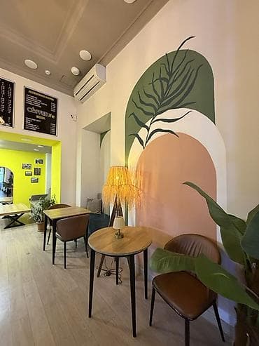 kafe aparati: Hazir işlək coffeshop biznesi 45 mn qiymət razılaşma olar Məkan — 9