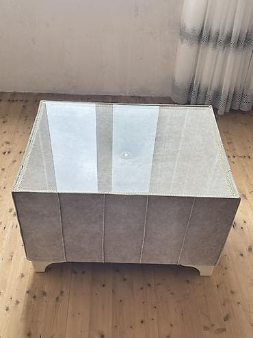 matras 2 nəfərlik: Kvadrat masa, Açılmayan, Təkərsiz, Şüşə, Ödənişli çatdırılma — 1