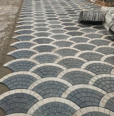 tek das: Trotuar (daş döşəmə) plitələri – geniş çeşid Məhsul: - Açıq sahələr — 15