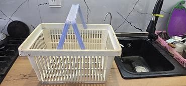 rezin slank: Plastik çoxməqsədli səbət - Material: qalın, möhkəm plastik - Rəng — 8