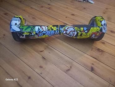 hover: Qrafiti dizaynlı 2 təkərli hoverboard (self-balance scooter) - — 2