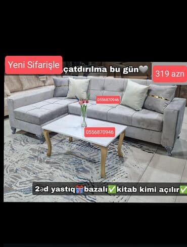mətbəx ucun divan: Divan, Yeni, Açılan, Bazalı, Parça, Şəhərdaxili pulsuz çatdırılma — 6