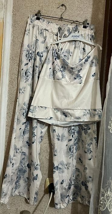 alt paltarlar: Qadın şalvar kofta dəsti satılır. heç geyinilməyib. tam ideal — 1