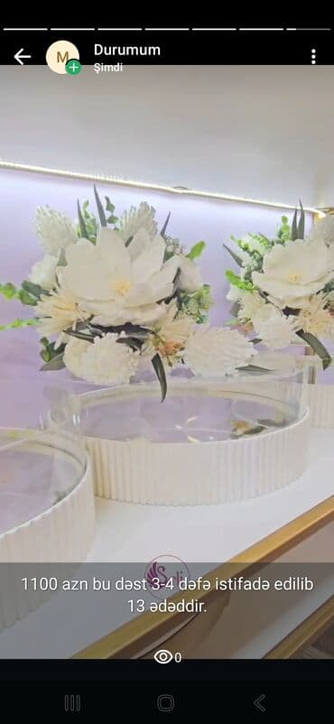 подарок на 8 марта: Məhsul: Xonça dəstləri və dekorativ təqdimat qutuları Təsvir: - — 1