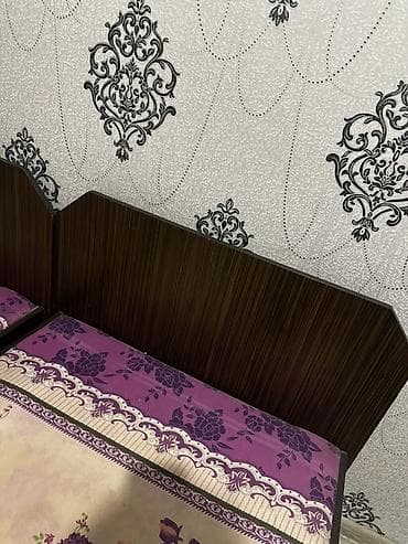 mebel kravat: İkinəfərlik çarpayı, Bazasız, Matrassız, Siyirməsiz — 3