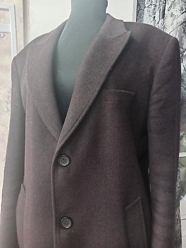 ust geyimleri: Kişi palto – BIQMEN - Rəng: tünd qəhvəyi (çox tünd ton) - Kəsim — 2