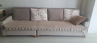 divan iwlenmiw: Künc divan + yastiqlari ve ust örtüyü ilə birgə satılır — 2