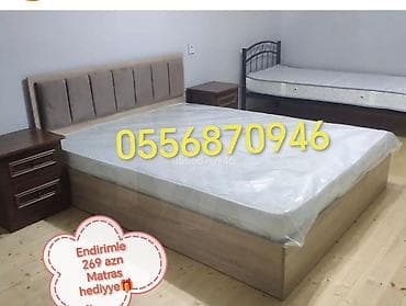 Çarpayılar: Yeni, İkinəfərlik çarpayı, Bazasız, Matras ilə, Siyirməsiz, Rusiya — 5