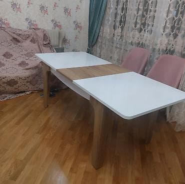 Qonaq masası, Açılan, Laminat, Dördbucaq masa