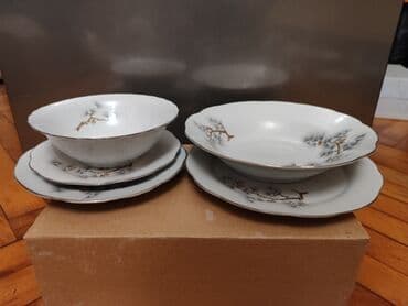 Mətbəx aksesuarları: Nahar dəsti, rəng - Ağ, 6 nəfərlik — 4