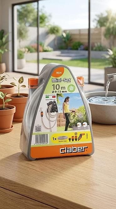 Bağ evi və bağ üçün hərşey: Claber Mini-Set Utility 9028 – bağ suvarma dəsti Xüsusiyyətlər: - — 1