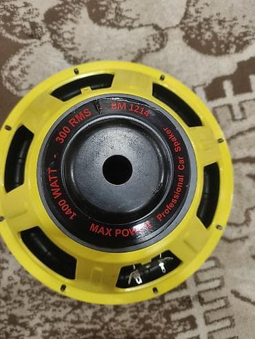 iphone e: 2 cut BM 1214 avtomobil subvuferi - Çap: 12" - Güc: 300W RMS, 1400W — 2