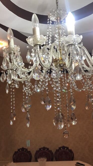 Sandıqlar: Çılçıraq, 10 və daha çox lampa, Xrustal — 2